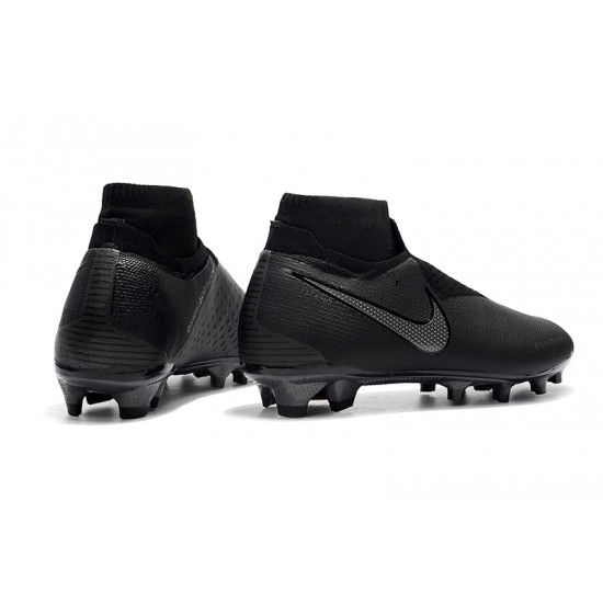 Calidad superior  Botas de fútbol Nike Phantom VSN Shadow Elite DF FG Todo negro