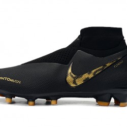 Botas de fútbol Nike Phantom VSN Shadow Elite DF FG Negro Dorado