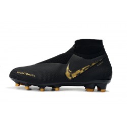Botas de fútbol Nike Phantom VSN Shadow Elite DF FG Negro Dorado