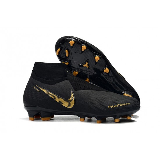 Mejor calidad  Botas de fútbol Nike Phantom VSN Shadow Elite DF FG Negro Dorado