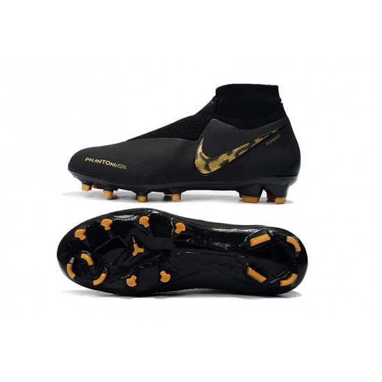 Mejor calidad  Botas de fútbol Nike Phantom VSN Shadow Elite DF FG Negro Dorado