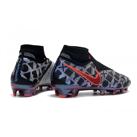 Explorar  Botas de fútbol Nike Phantom VSN Shadow Elite DF FG Morado Naranja