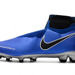 Botas de fútbol Nike Phantom VSN Shadow Elite DF FG Azul real Plata