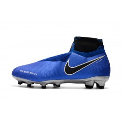Botas de fútbol Nike Phantom VSN Shadow Elite DF FG Azul real Plata