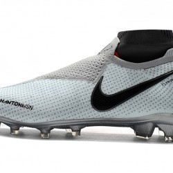 Botas de fútbol Nike Phantom VSN Shadow Elite DF FG Blanco Gris Negro