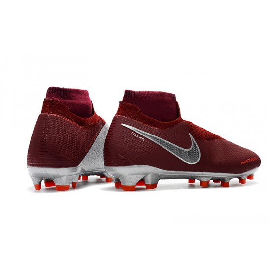 Comprar  Botas de fútbol Nike Phantom VSN Shadow Elite DF FG Vino rojo Plata