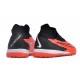 Alta calidad Nike Phantom GX Elite TF High top Rojo Negro Hombre Zapatos De Futbol