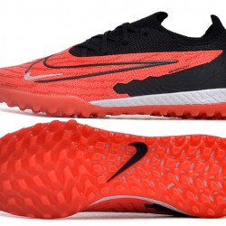 Nike Phantom GX Elite TF Rojo y Negro Hombre Zapatos De Futbol