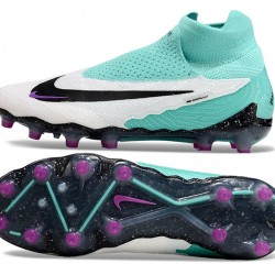 Hombre/Mujer Nike Phantom GX Elite AG High top Teal Negro Zapatos De Futbol