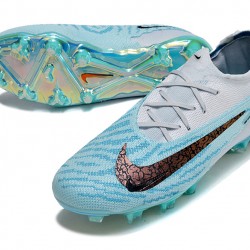 Hombre/Mujer Nike Phantom GX Elite FG Azul Blanco Zapatos De Futbol