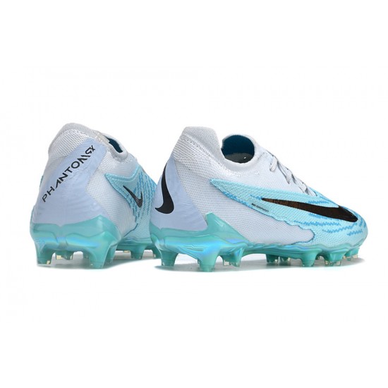 Explorar  Hombre/Mujer Nike Phantom GX Elite FG Azul Blanco Zapatos De Futbol