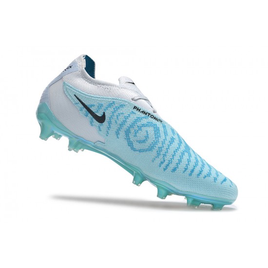 Explorar  Hombre/Mujer Nike Phantom GX Elite FG Azul Blanco Zapatos De Futbol