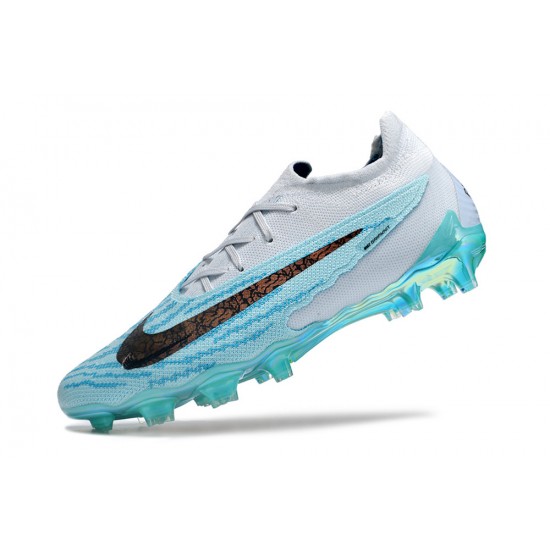 Explorar  Hombre/Mujer Nike Phantom GX Elite FG Azul Blanco Zapatos De Futbol