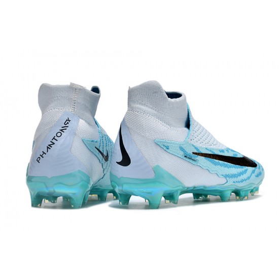 Descubrir  Hombre/Mujer Nike Phantom GX Elite FG High top Azul Zapatos De Futbol
