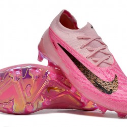Hombre/Mujer Nike Phantom GX Elite FG Rosa Negro Zapatos De Futbol