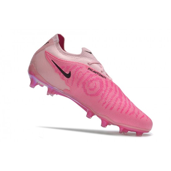 Mejor calidad  Hombre/Mujer Nike Phantom GX Elite FG Rosa Negro Zapatos De Futbol