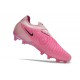 Mejor calidad  Hombre/Mujer Nike Phantom GX Elite FG Rosa Negro Zapatos De Futbol