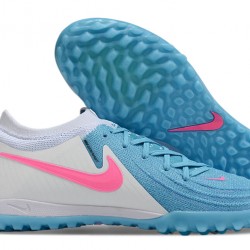 Nike Phantom GX II Elite TF Azul Blanco Hombre Zapatos De Futbol