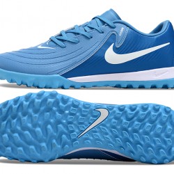 Nike Phantom GX II ACAD LV8 TF Azul Blanco Hombre Zapatos De Futbol