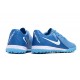Calidad superior  Nike Phantom GX II ACAD LV8 TF Azul Blanco Hombre Zapatos De Futbol