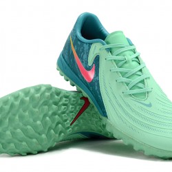 Nike Phantom GX II ACAD LV8 TF Verde Teal Hombre Zapatos De Futbol