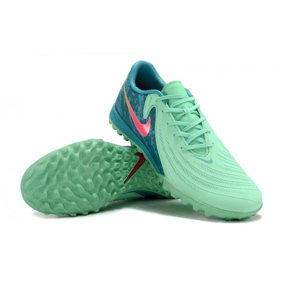 Tienda  Nike Phantom GX II ACAD LV8 TF Verde Teal Hombre Zapatos De Futbol