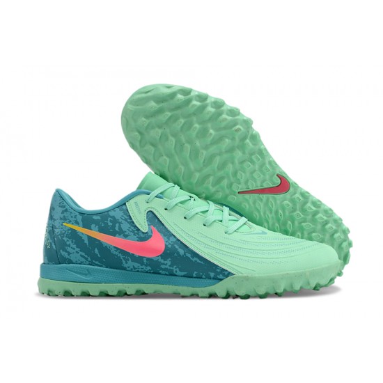 Tienda  Nike Phantom GX II ACAD LV8 TF Verde Teal Hombre Zapatos De Futbol