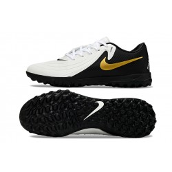 Nike Phantom GX II ACAD LV8 TF Blanco Negro Hombre Zapatos De Futbol