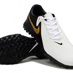 Nike Phantom GX II ACAD LV8 TF Blanco Negro Hombre Zapatos De Futbol