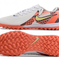 Nike Phantom GX II ACAD LV8 TF Blanco Naranja Hombre Zapatos De Futbol