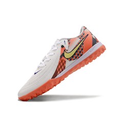 Nike Phantom GX II ACAD LV8 TF Blanco Naranja Hombre Zapatos De Futbol