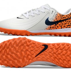 Nike Phantom GX II ACAD LV8 TF Blanco Naranja Hombre Zapatos De Futbol