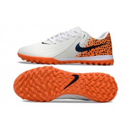 Nike Phantom GX II ACAD LV8 TF Blanco Naranja Hombre Zapatos De Futbol