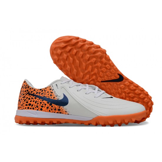 Descubrir  Nike Phantom GX II ACAD LV8 TF Blanco Naranja Hombre Zapatos De Futbol