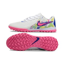 Nike Phantom GX II ACAD LV8 TF Blanco Rosa Hombre Zapatos De Futbol