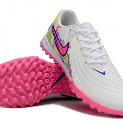 Nike Phantom GX II ACAD LV8 TF Blanco Rosa Hombre Zapatos De Futbol
