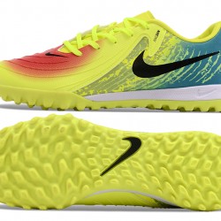 Nike Phantom GX II ACAD LV8 TF Amarillo Negro Hombre Zapatos De Futbol