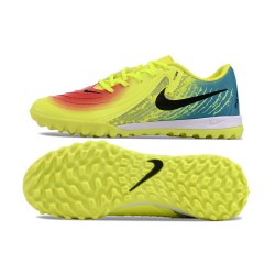 Nike Phantom GX II ACAD LV8 TF Amarillo Negro Hombre Zapatos De Futbol