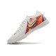 Tienda  Nike Phantom GX II Elite TF Blanco Amarillo Hombre Zapatos De Futbol