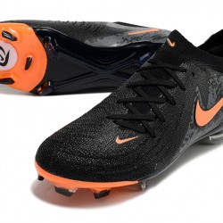 Nike Phantom Luna Elite FG Negro y Naranja Hombre Zapatos De Futbol