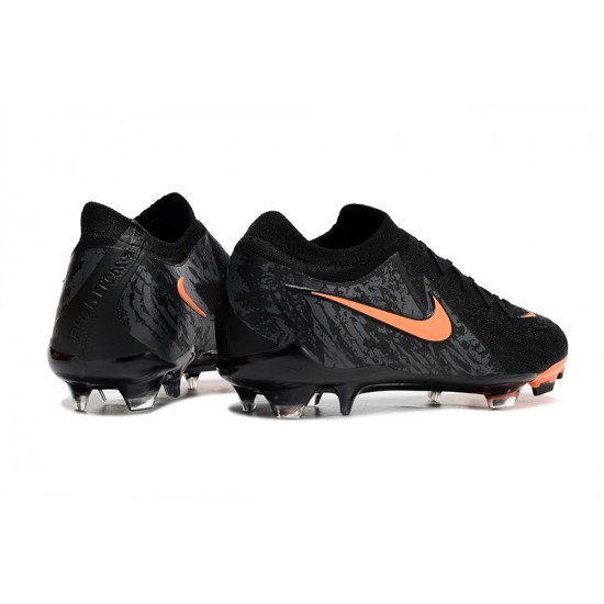 Descubrir  Nike Phantom Luna Elite FG Negro y Naranja Hombre Zapatos De Futbol