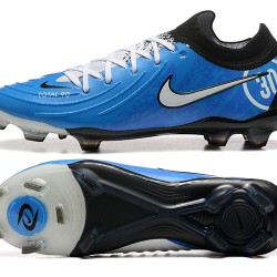 Nike Phantom Luna Elite FG Azul Negro Hombre Zapatos De Futbol
