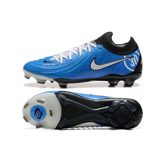 Calidad superior  Nike Phantom Luna Elite FG Azul Negro Hombre Zapatos De Futbol