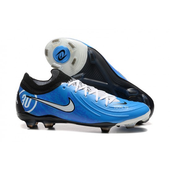 Calidad superior  Nike Phantom Luna Elite FG Azul Negro Hombre Zapatos De Futbol