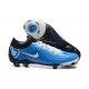 Calidad superior  Nike Phantom Luna Elite FG Azul Negro Hombre Zapatos De Futbol
