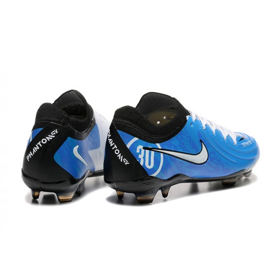 Calidad superior  Nike Phantom Luna Elite FG Azul Negro Hombre Zapatos De Futbol