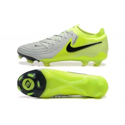 Nike Phantom Luna Elite FG Chartreuse Negro Hombre Zapatos De Futbol