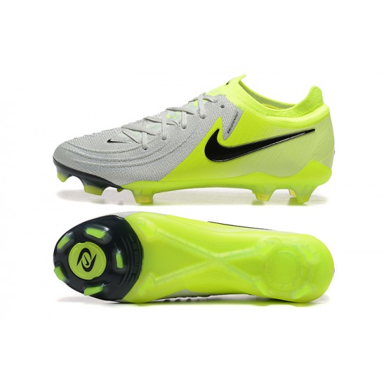 Tienda  Nike Phantom Luna Elite FG Chartreuse Negro Hombre Zapatos De Futbol