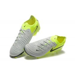 Nike Phantom Luna Elite FG Chartreuse Negro Hombre Zapatos De Futbol