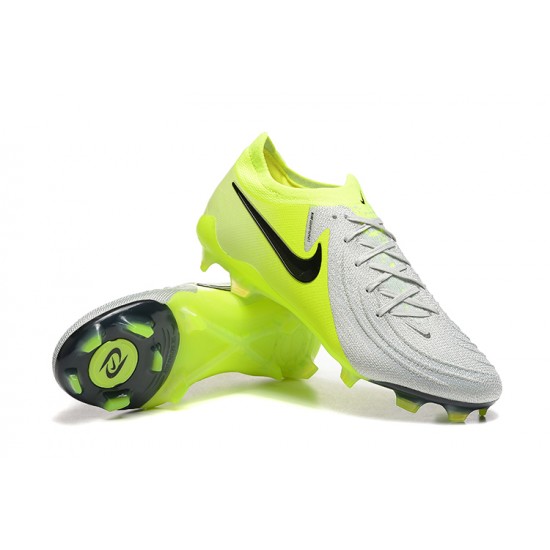Tienda  Nike Phantom Luna Elite FG Chartreuse Negro Hombre Zapatos De Futbol